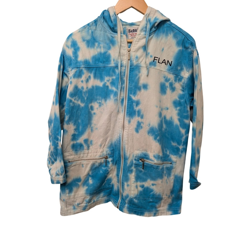 FLAN Labs‎ Forever Laughing At Nothing Labs Tie Dye Jacket Cloud Wash Streetwear
